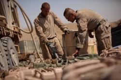 Fuel convoy in Afghanistan