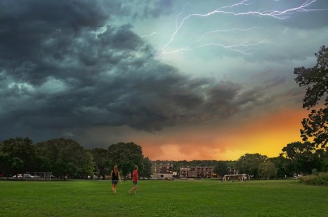 A storm over Madison