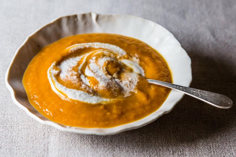 Vegan Carrot Ginger Bisque on Food52