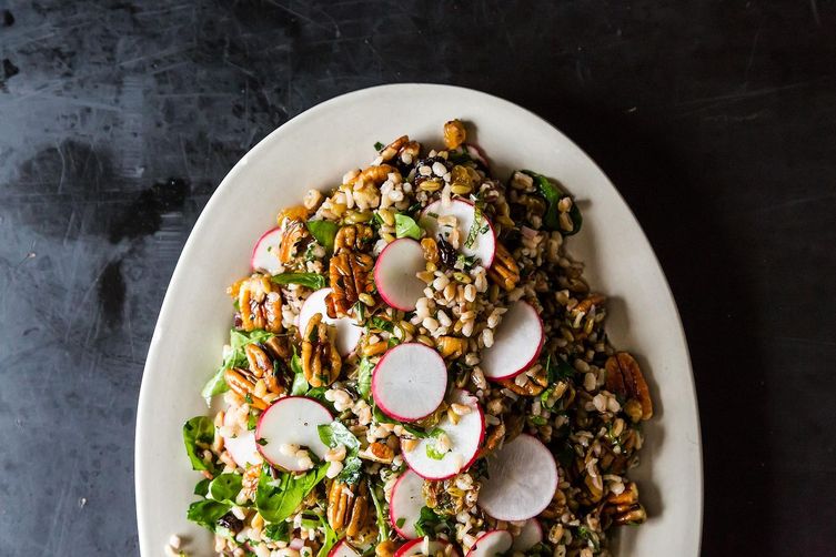 Radish and Pecan Grain Salad on Food52