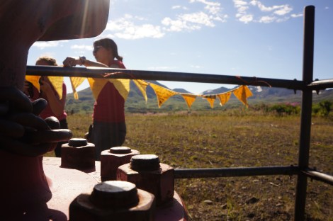 String theory: Karen Tam Wu and Melyssa Desilles-Rubino leave a message of thanks for Shell.