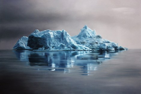 Greenland #62 / 47”x70” / Soft pastel on paper