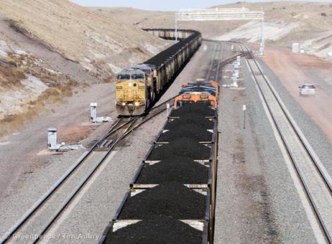 Coal Trains in Campbell County USA