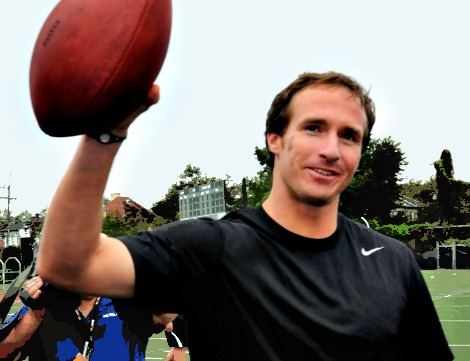 Drew Brees of the New Orleans Saints