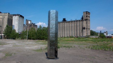 Elevator B was constructed in 2011 in Silo City, a cluster of abandoned grain elevators in Buffalo that are now being repurposed.