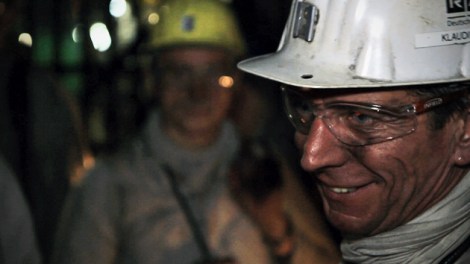 A miner at Prosper Haniel.