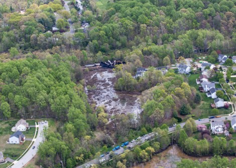 CSX Coal Train Derailment In Maryland