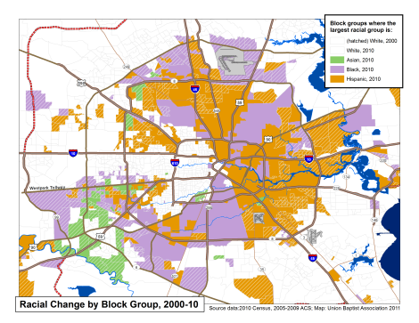 HoustonDemographicChanges2000-2010