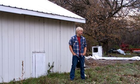 Carsten Thomas and his repurposed welting barn in Moorehead, Minn.