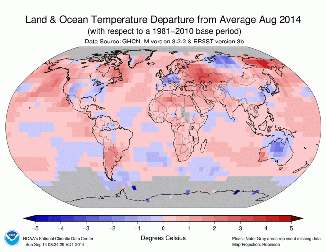 NOAA August 2014