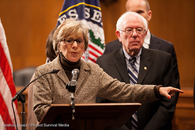 Barbara Boxer and Bernie Sanders