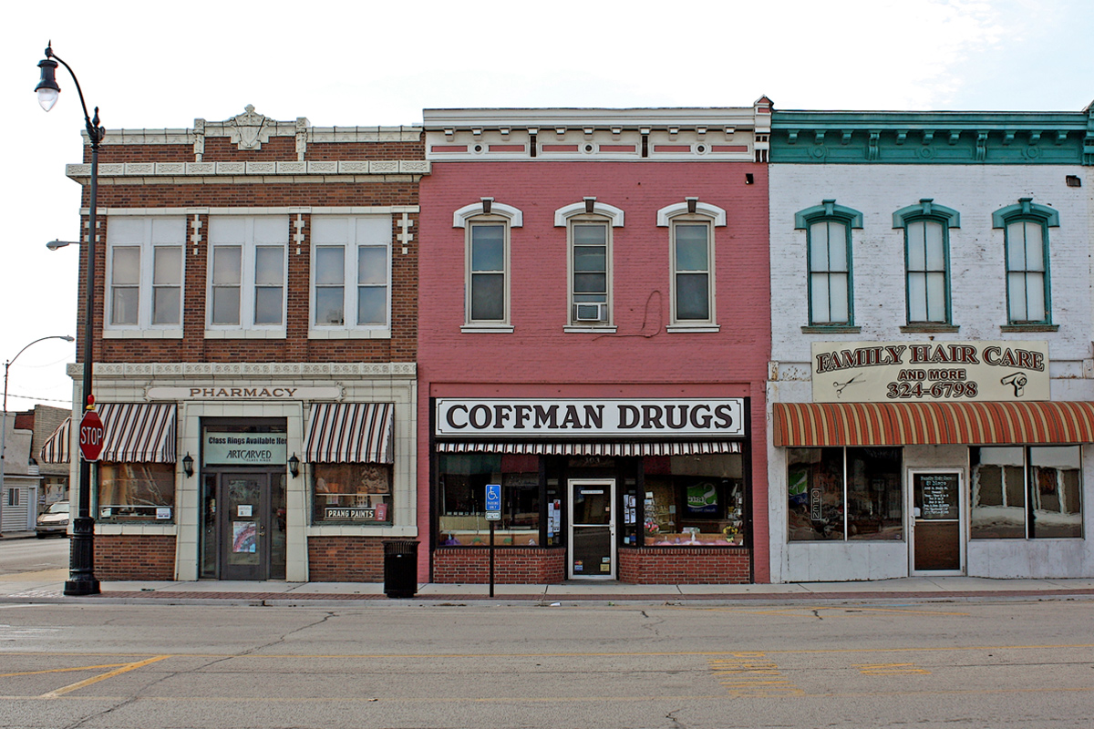 small stores on Main Street