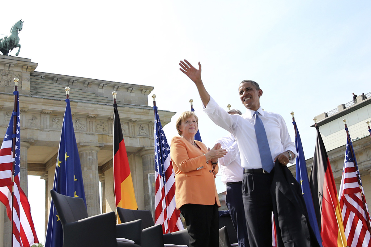 Obama and Angela Merket