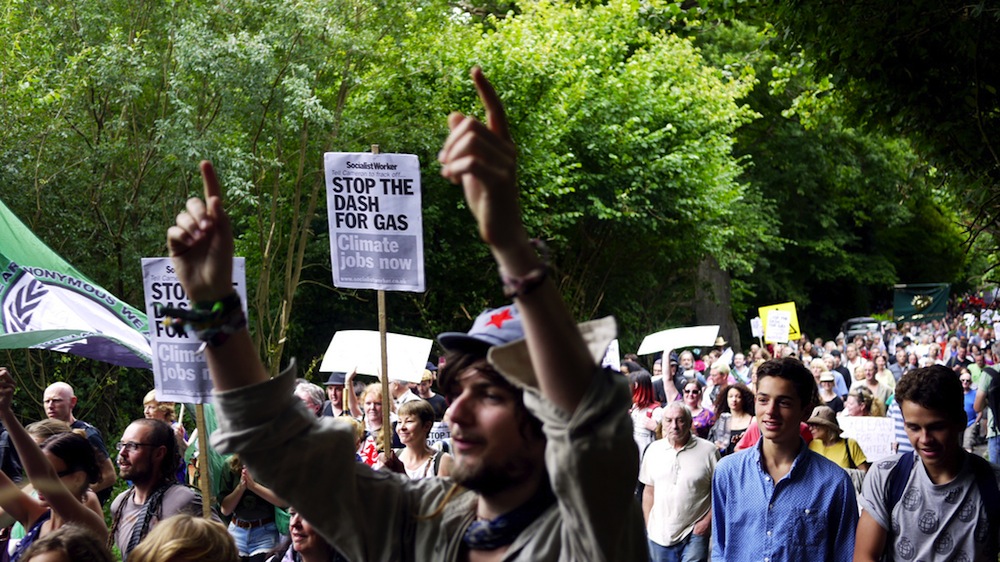 Belcombe protest