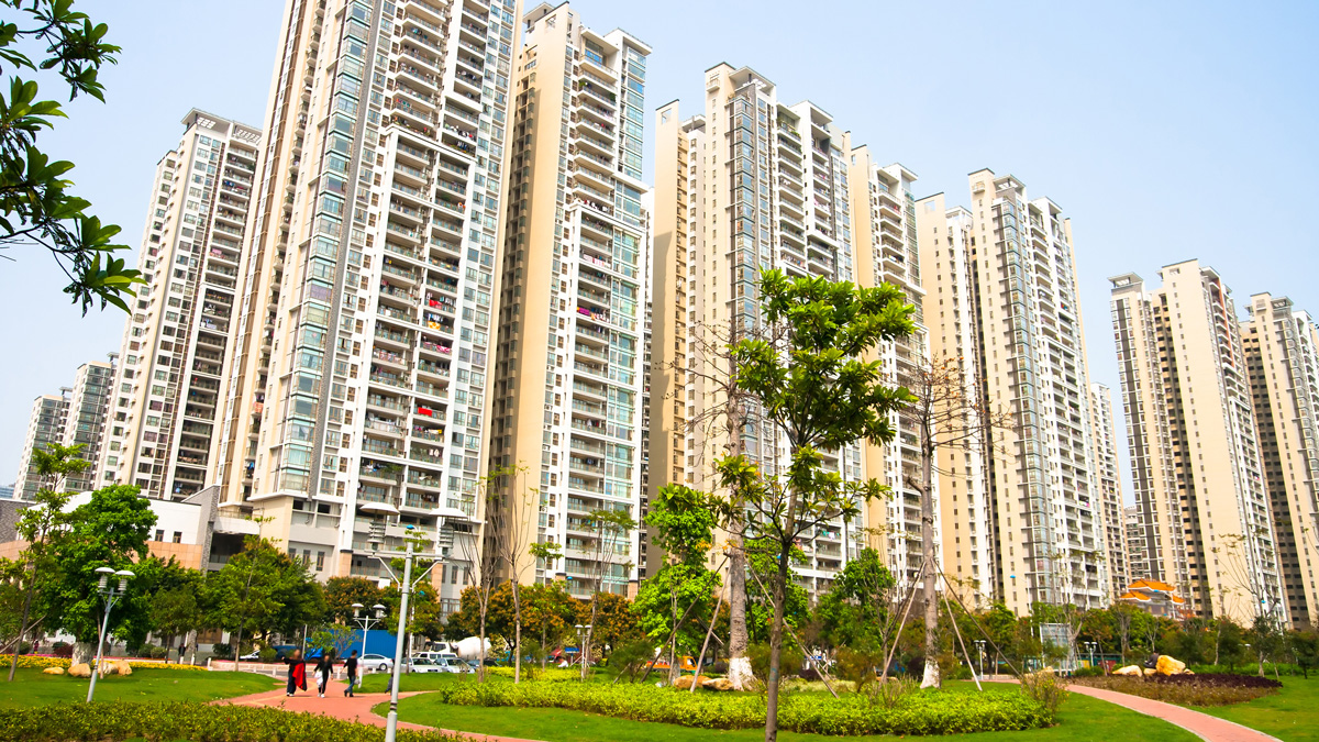 Chinese housing towers