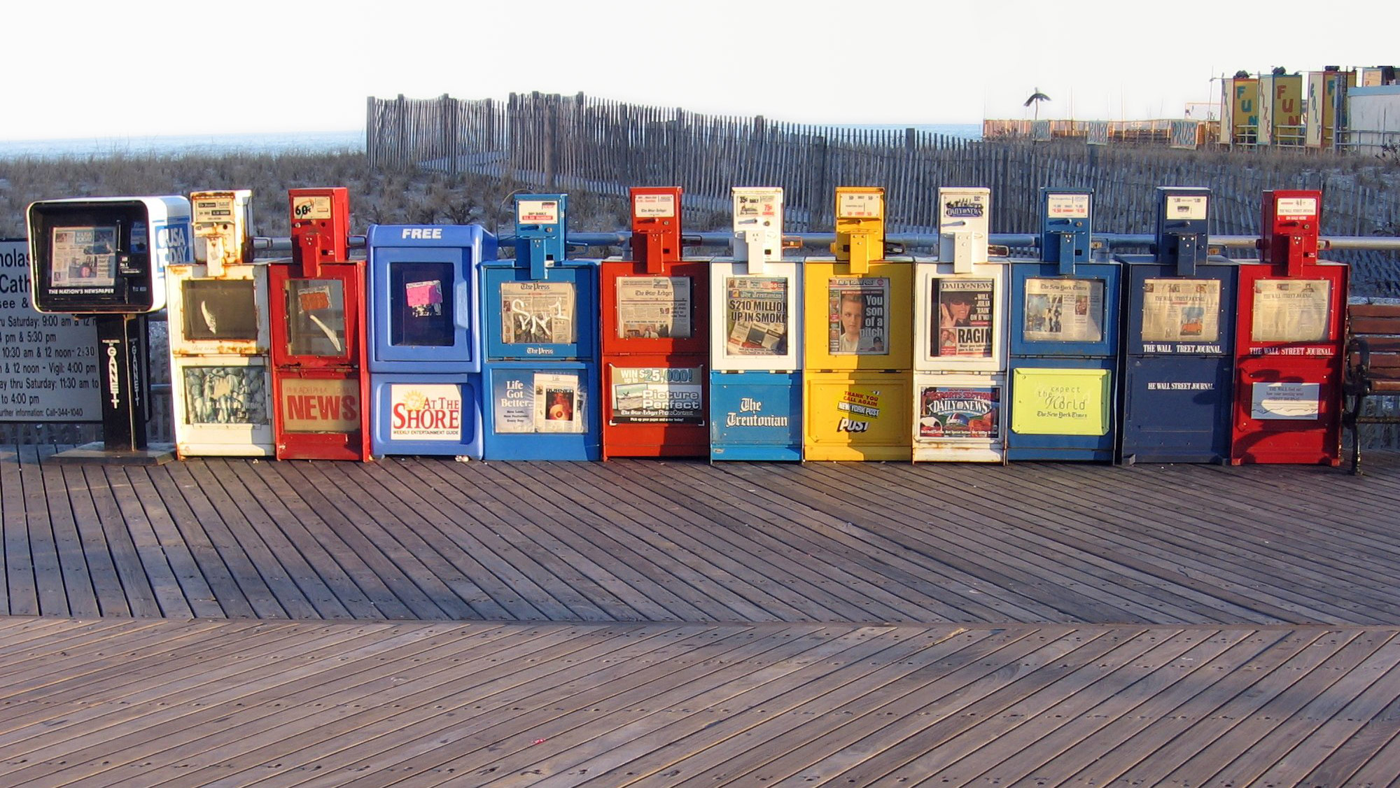 newspaper boxes