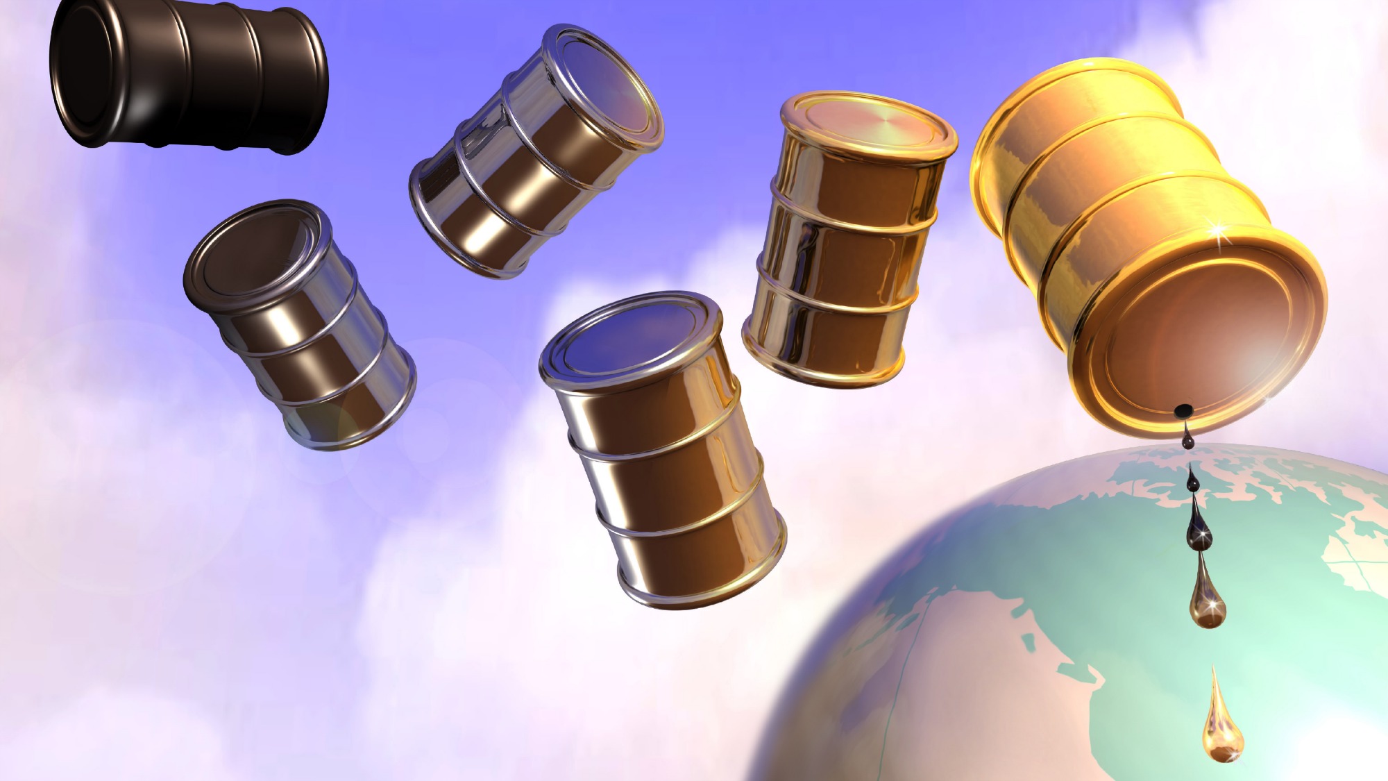 oil barrels