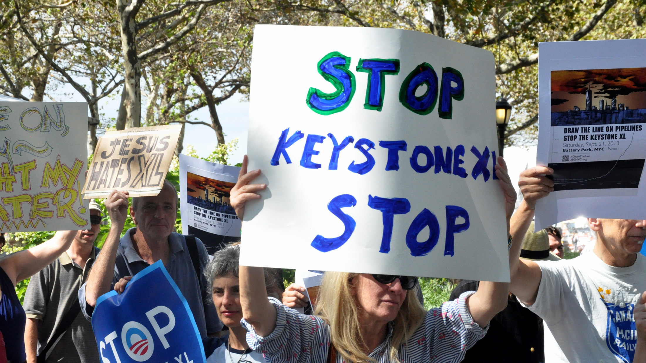 Keystone protest