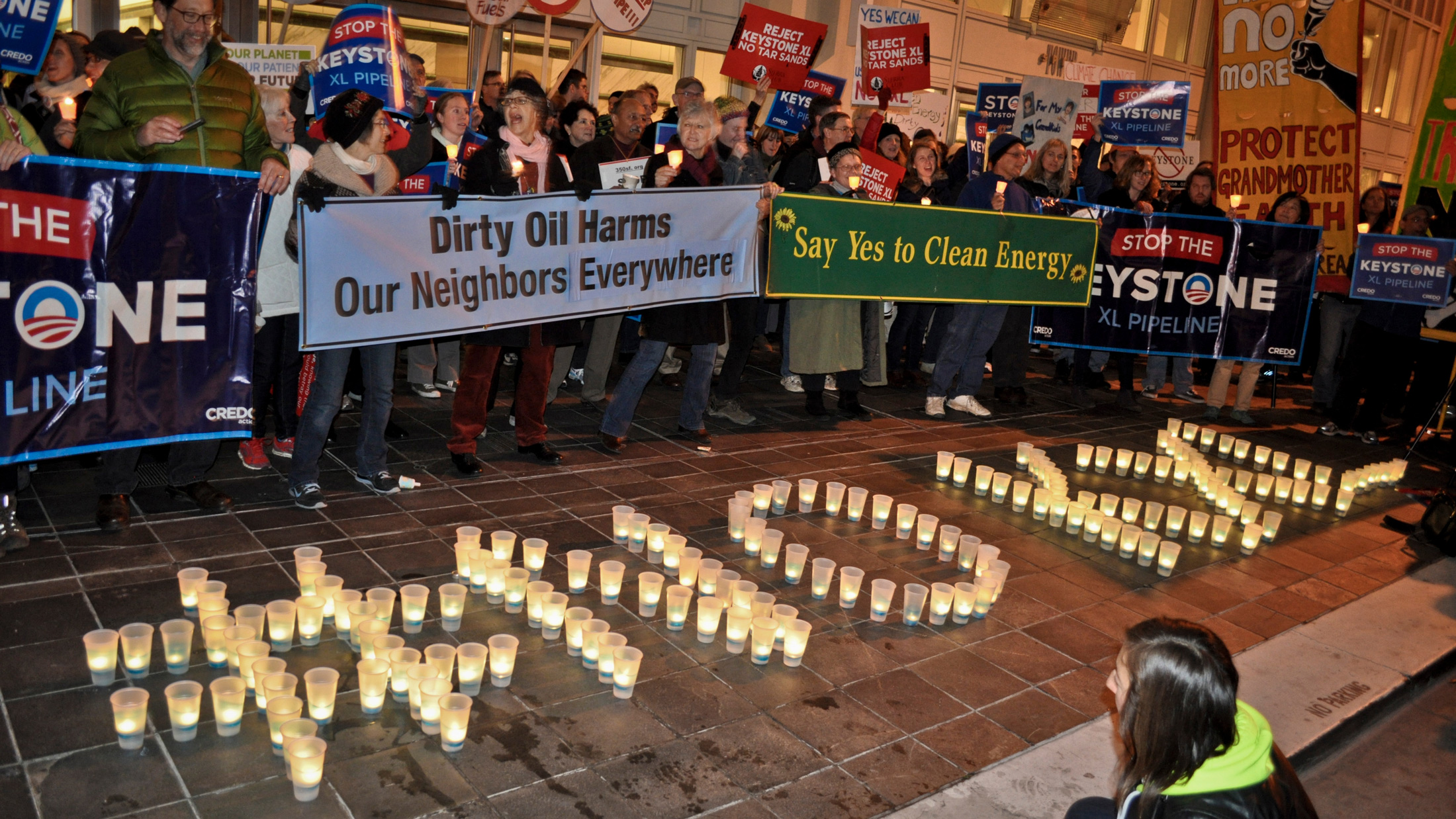 Keystone protest