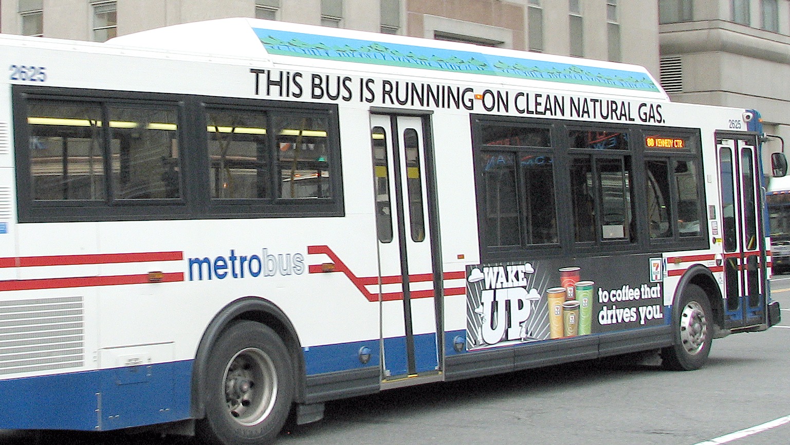 natural gas bus in DC