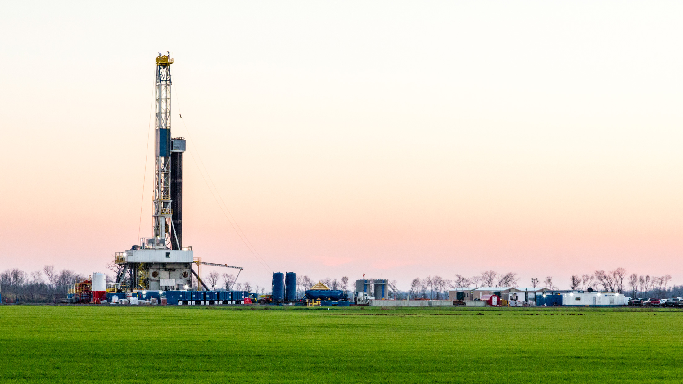 fracking site