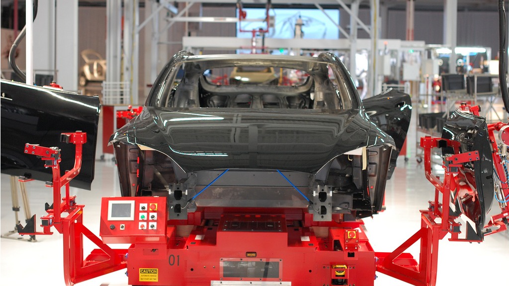 Inside Tesla's factory