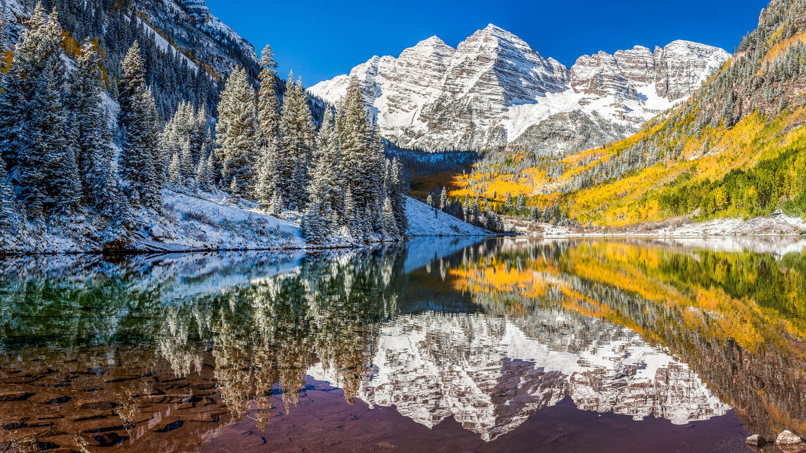 Maroon Bells at Aspen, CO