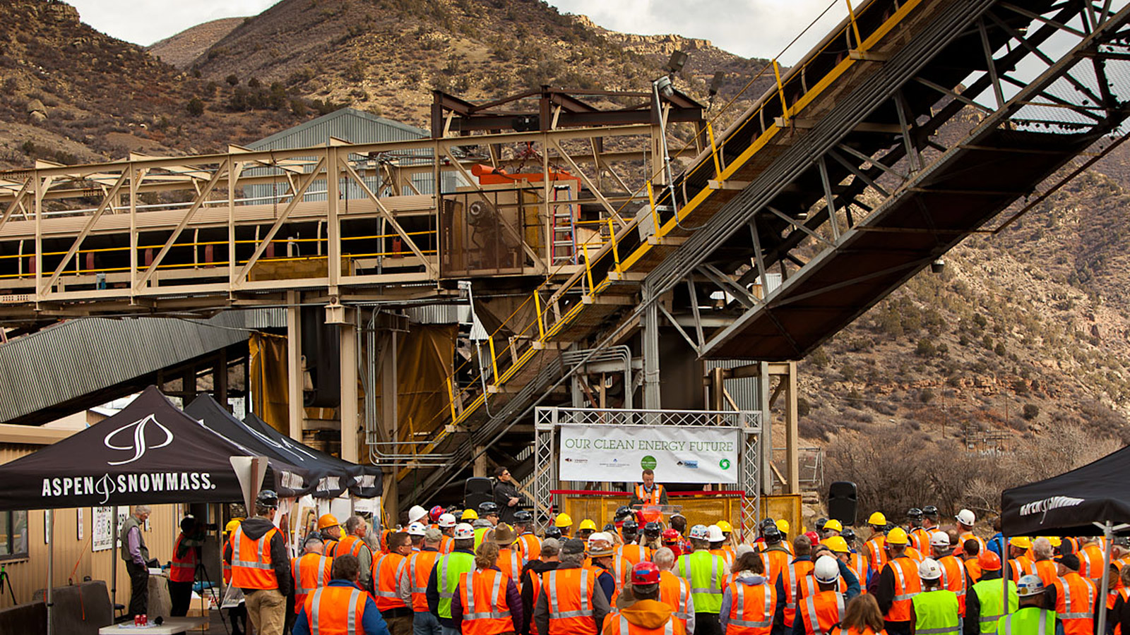 launch event for coal mine methane capture project