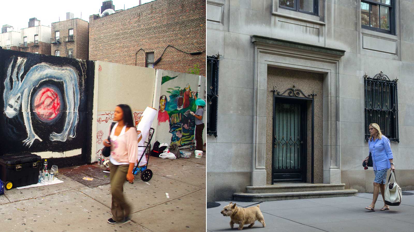 Brooklyn street and Upper East Side street.