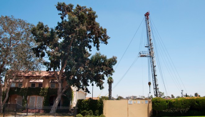 USC student Alina Evans lived in this house next to the Jefferson drilling site. Between 2013 and 2014, Freeport McMoRan acidized three wells here. 