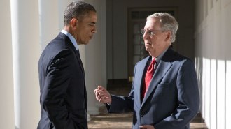 President Obama and Mitch McConnell