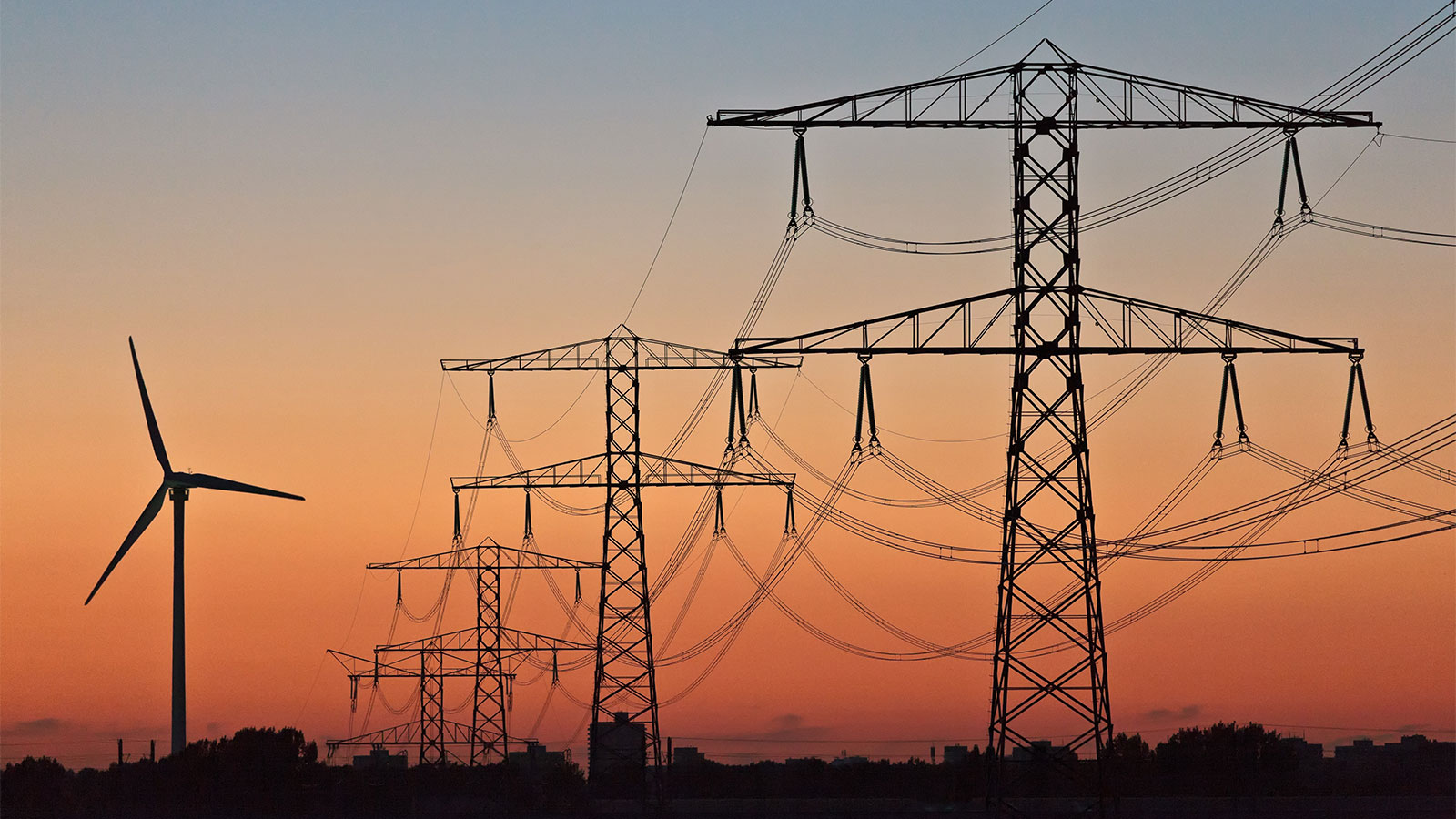 Wind turbines & electrical wires