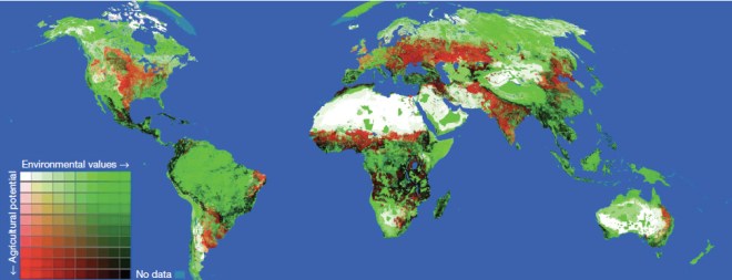 Roads and Ag Map Nature