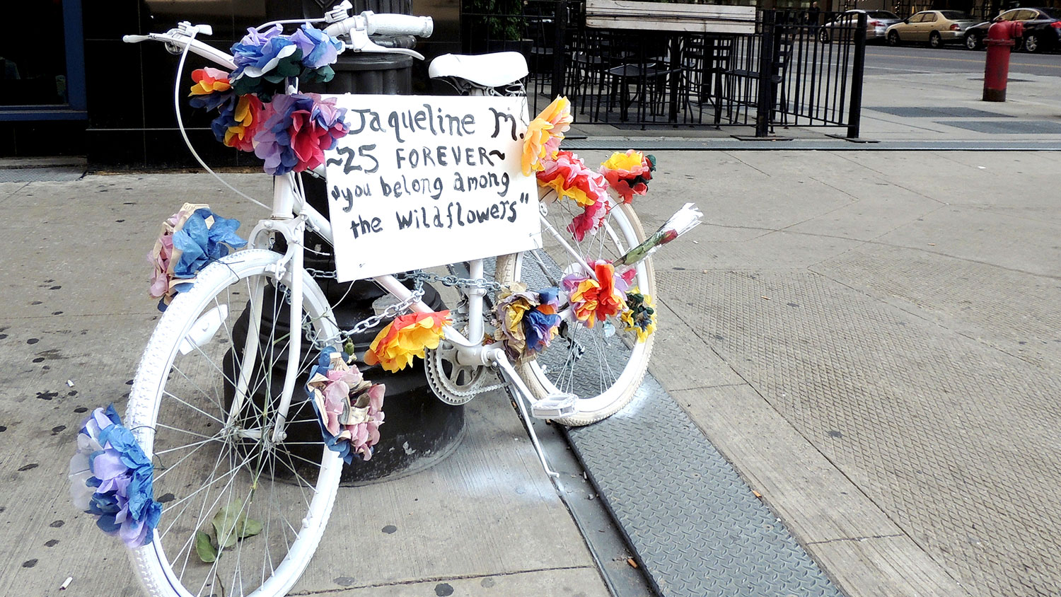 Ghost bike