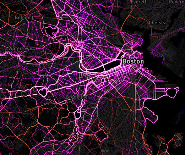 Running Map Boston