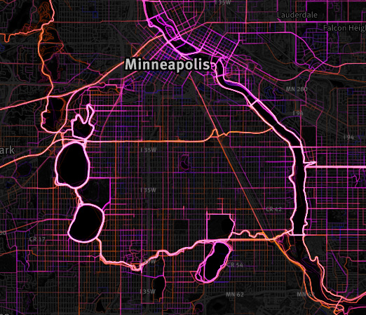 Running Map Minneapolis