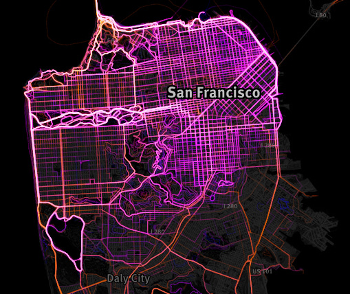 Running Map SF