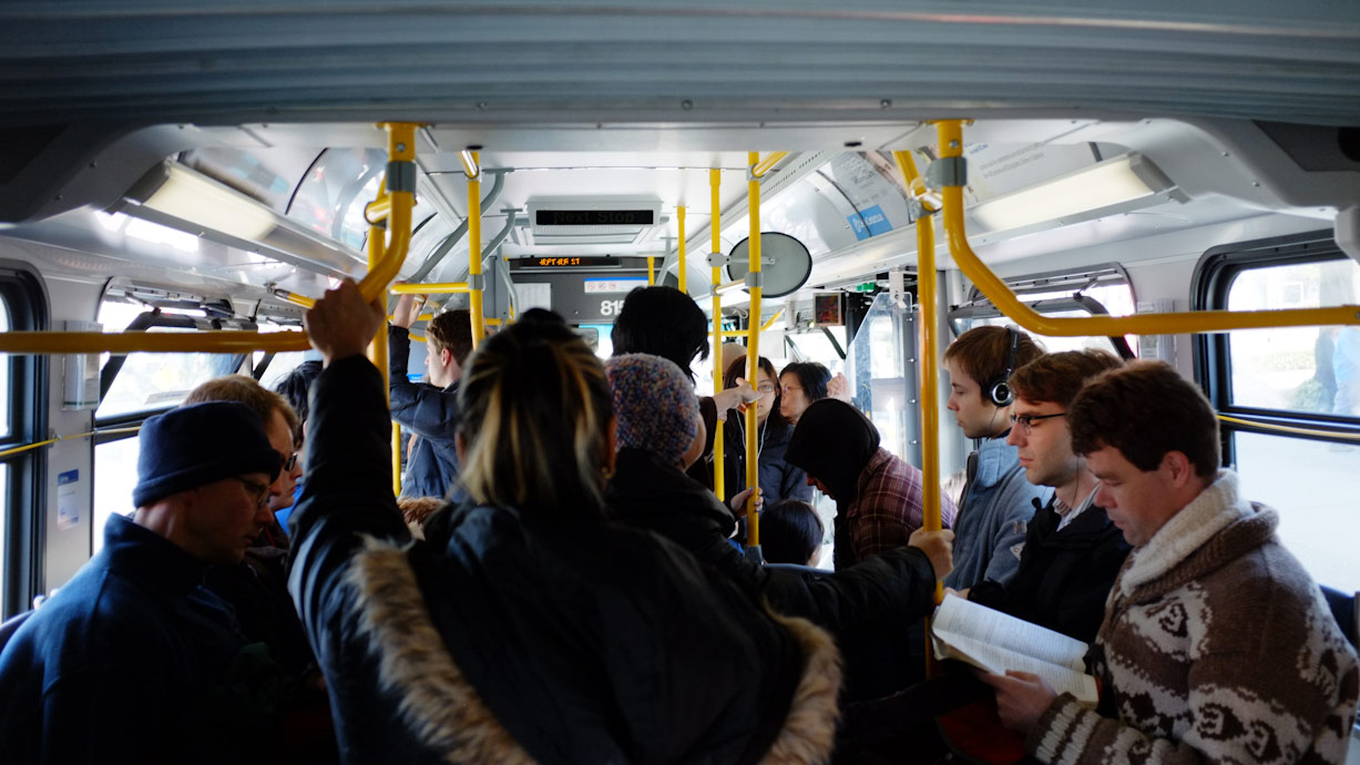 Crowded bus