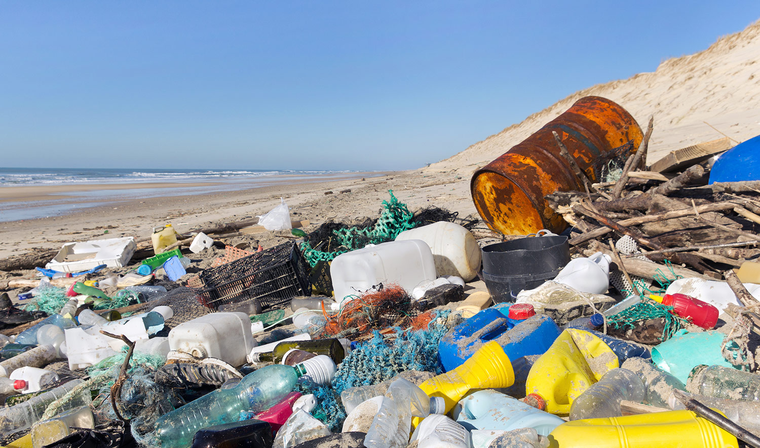 Plastic in the ocean