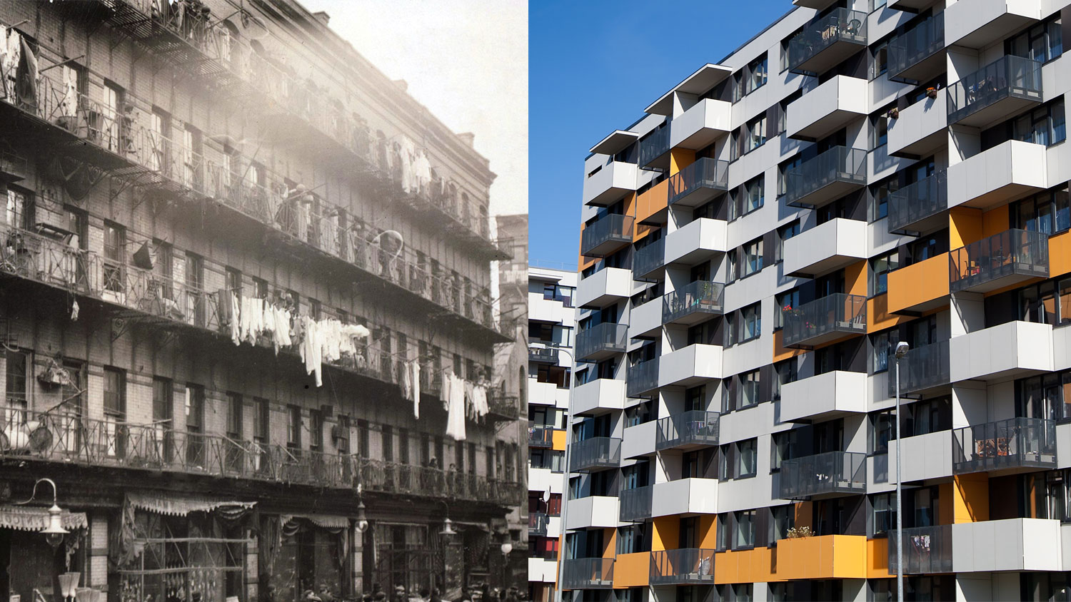 tenements and tiny apartments