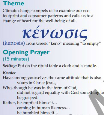 A prayer from the IPJC booklet, "Climate Change: Our Call to Conversion."