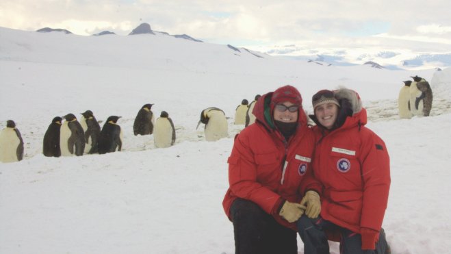 The Dr. and Mr. Fudge. And some penguins. 