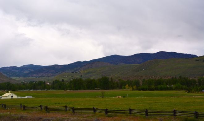 Farmland on the edge of Twisp, Wash.