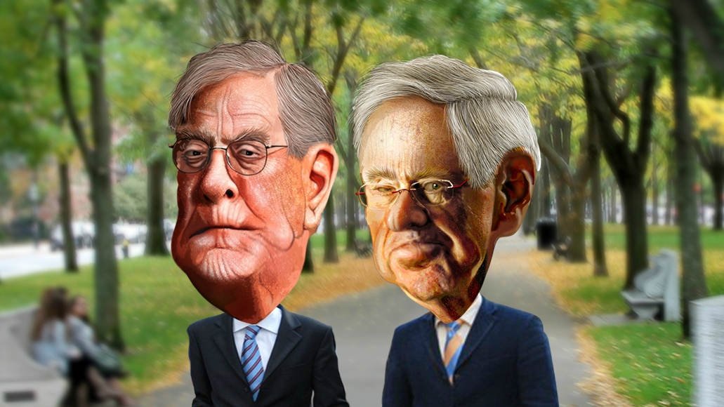 Koch brothers cartoon