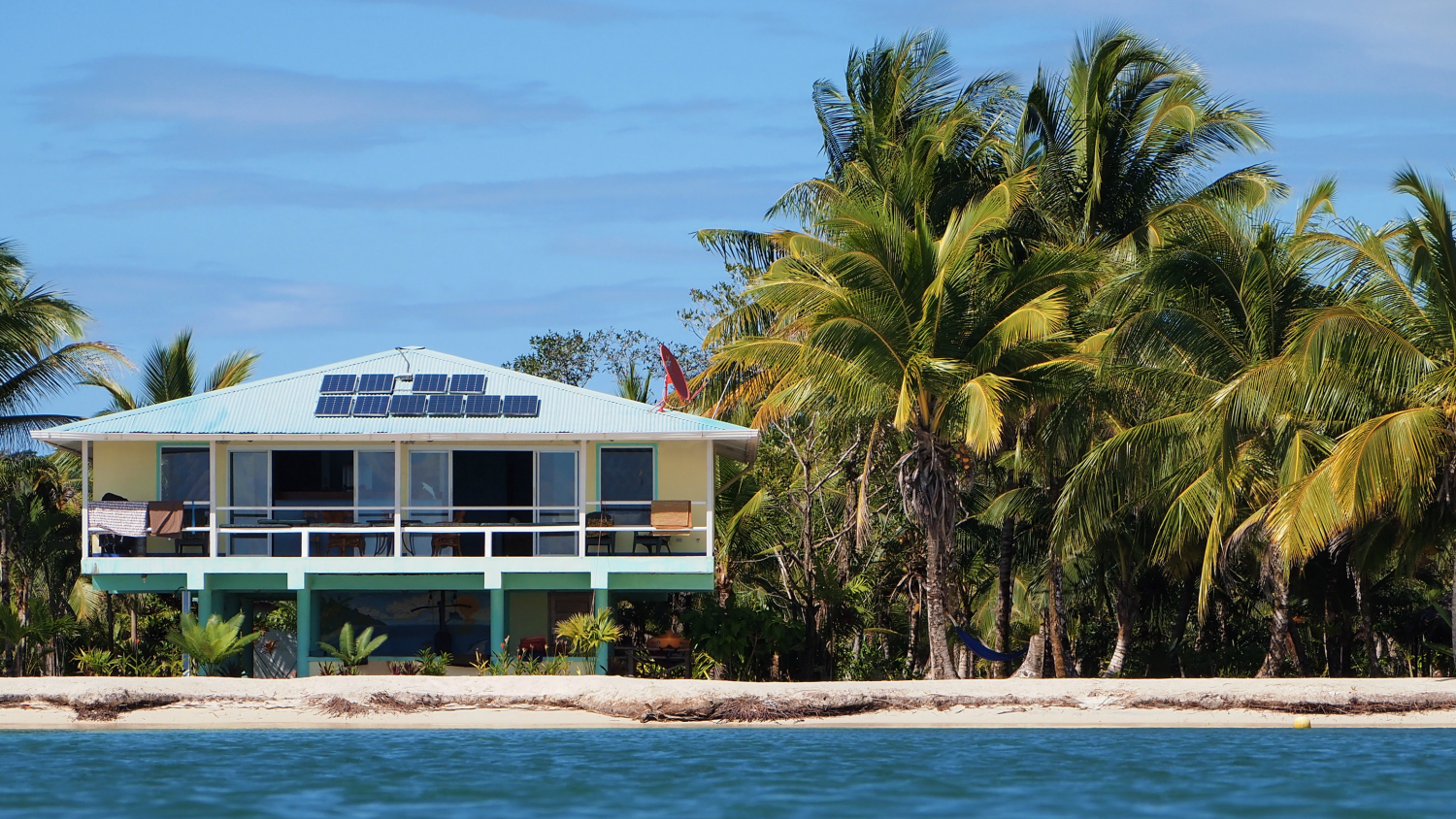 beach house with solar