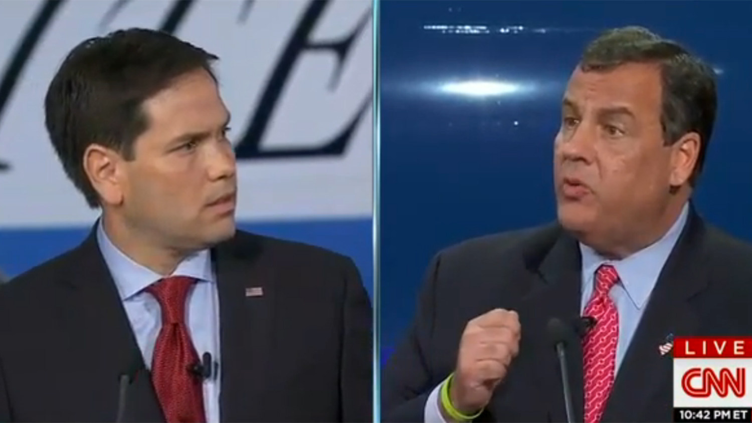 Marco Rubio and Chris Christie