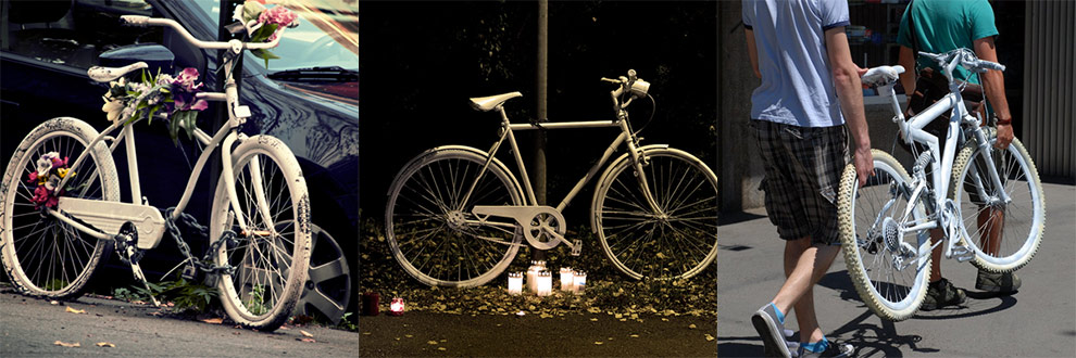 Ghost bikes