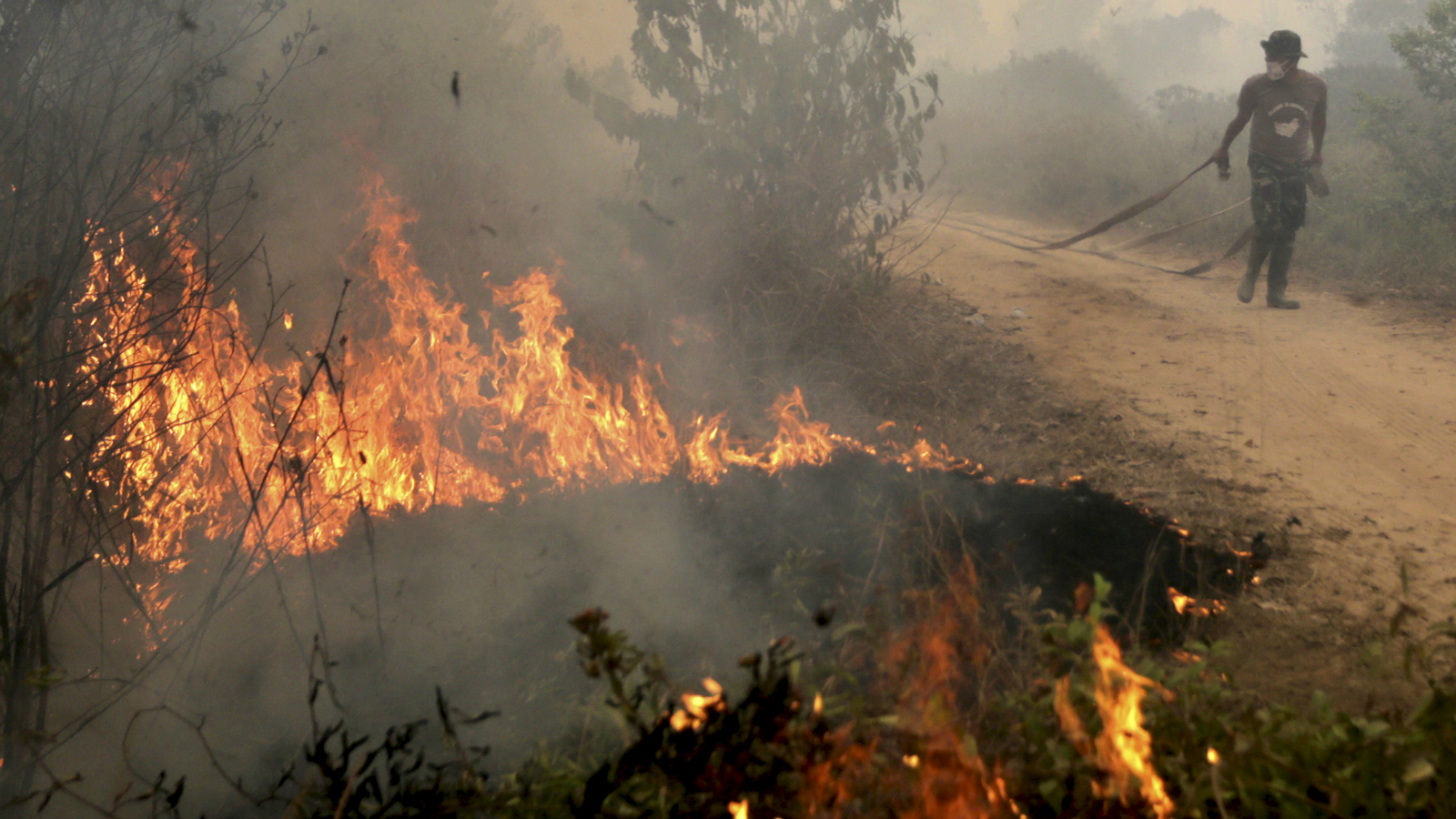 fire in Indonesia