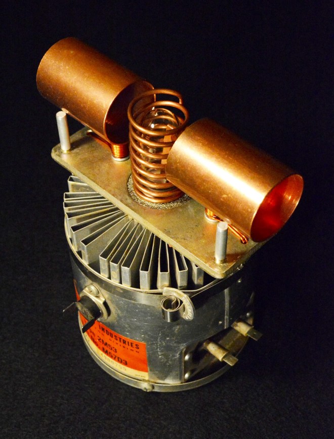 A prototype of the magnetron that would be used to create Pangaea Optima.