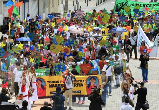 Bogota protest